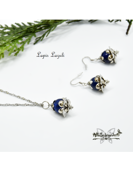Boucles Lapis Lazuli Elendur