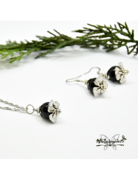 Earrings Onyx Tenebria