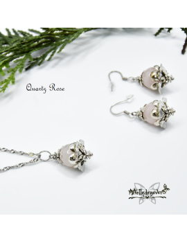 Earrings Quartz Rosië